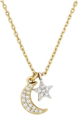 Kate Spade New York Gifting To My Special Someone Womens Necklace Clear/Two Tone, Brass