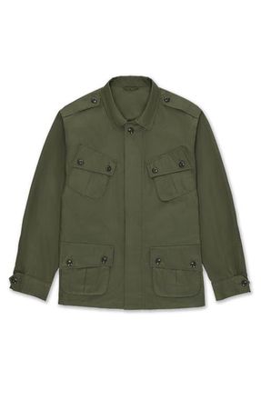 Fortela Elias Cotton Jungle Jacket in Green at Nordstrom, Size X-Large Eu