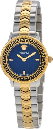 Versace V-Icon Quartz Blue Dial Ladies Watch VEUCA0524
