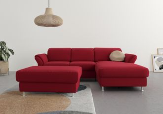 Sit&more Ecksofa »Apulia L-Form« wahlweise Bettfunktion, Bettkasten und Kopf- und Armteilverstellung