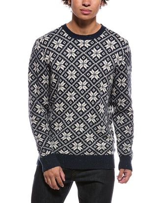 Weatherproof Vintage Super Soft Donegal Snowflake Crewneck Sweater