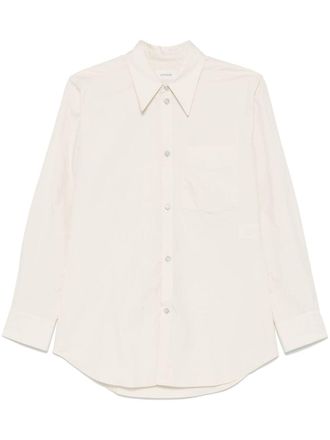 Christophe Lemaire poplin shirt - women - Cotton - 36 - Neutrals