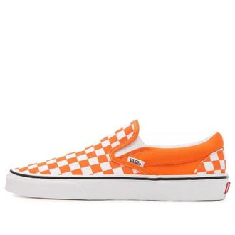 Vans Classic Slip-On Orange Tiger Checkerboard VN000XG8AZZ