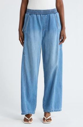 Democracy Rel Straight Leg Pants in Light Blue at Nordstrom Rack, Size X-Small