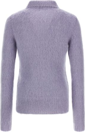Gucci Mens Purple Wool Cardigan Clothing