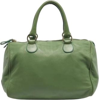 Valentino Pre-owned Handbags, female, Green, Size: ONE SIZE Pre-owned Vintage Handbag