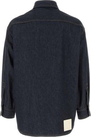 Valentino Garavani Denimscuro Exterior: Cotton Camicie Shirt