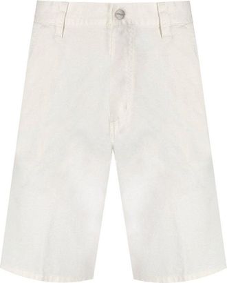 Carhartt Work in Progress Carhartt Wip Single Knee Off White Bermuda Shorts