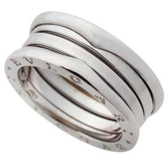 Bulgari White Gold White Gold (18K) Band Ring (Pre-Owned)
