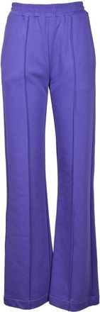 Dondup Tuta Wijde Broek - Dames - Wijde Broeken - Paars - S - Katoen - Broeken