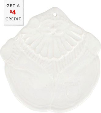 Vietri Vietri Pietra Natale Figural Santa Ornament With $4 Credit