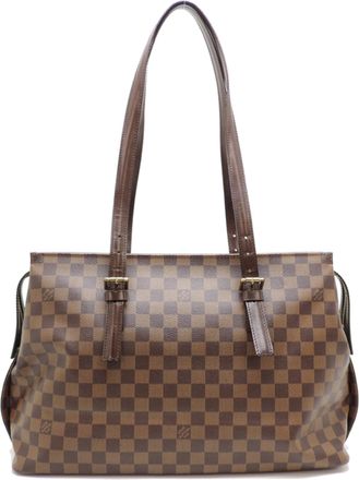 Louis Vuitton Brown Damier Canvas Tote Bag (Pre-Owned)