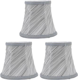 OEM 3 Pantallas De Tela Con Clip En Espiral E14 Para L&aacute;mparas De Mesa Y De Pie, Decoraci&oacute;n Del Hogar