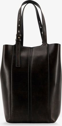 Golden Goose Womens Vintage Leather Shoulder Bag Black Lining: Cow