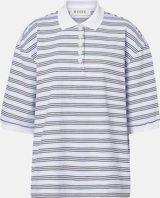 R&oacute;he R&oacute;he Polo oversized de algod&oacute;n a rayas