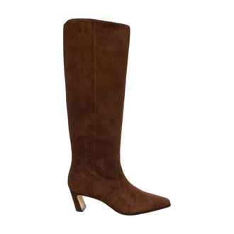 Stuart Weitzman Heeled Boots, female, Brown, Size: 8 1/2 US Elegant Marrone Ankle Boots for Women
