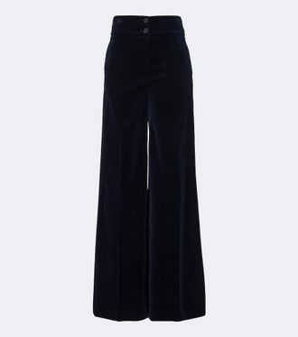 Altuzarra Pantalones Rudy de terciopelo en mezcla de algod&oacute;n