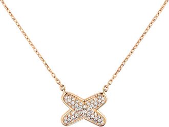Chaumet Rose Gold Jeux de liens Pendant Necklace