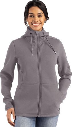 Cutter & Buck Roam Epic Comfort Recycled Womens Full Zip Hooded Jacket