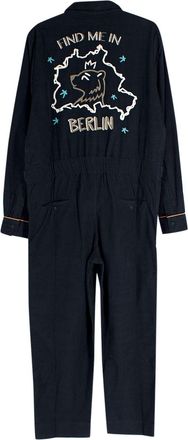 Chufy Navy Corduroy Frank Find Me In Berlin Jumpsuit Size S