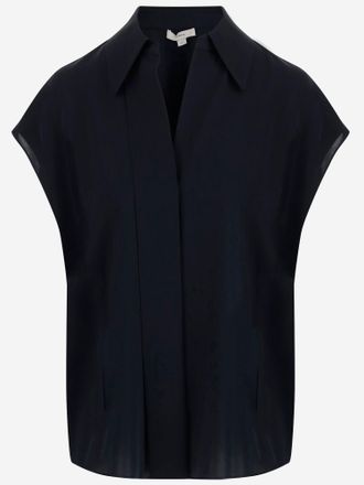Vince Stretch-Seidenbluse