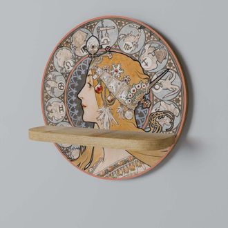 OEM Zodiaque Or La Plume Estante Redondo