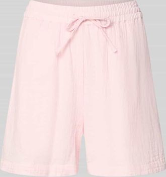 Pieces Comfort Fit Shorts aus reiner Baumwolle Modell SASTINA in Rosa, Gr&ouml;&szlig;e XL
