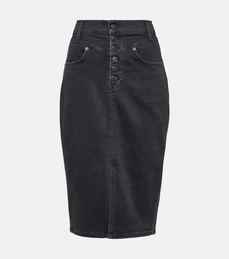 Veronica Beard Gonna midi di jeans Herron