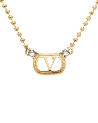 Valentino Ovalette Swarovski Necklace