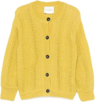 Closed Gouden Gele Vest - Dames - Vesten - Geel - M - Truien & Vesten