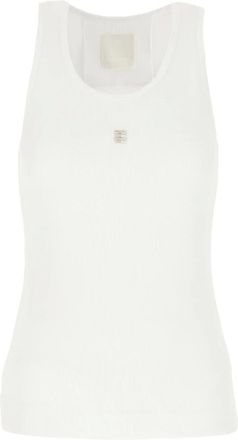 Givenchy Sleeveless Tops, female, White, Size: XS Stylish Top for Fashion Enthusiasts