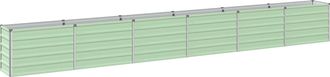 vidaXL Cama De Jard&iacute;n Elevada Verde Pastel 480 X 40 X 55 Cm Vidaxl