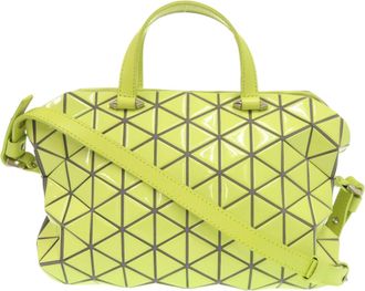 Issey Miyake Elastane Leather Handbag Shoulder Bag (Pre-Owned)