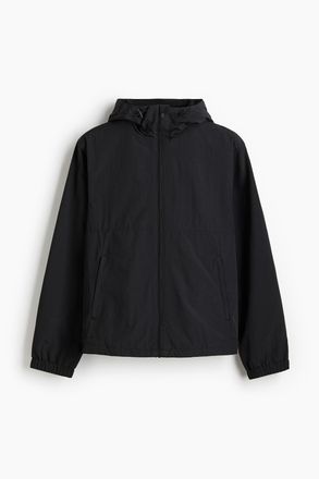H&M Windjacke mit Kapuze - Schwarz