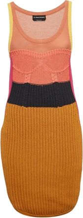 Sonia Rykiel Pre-Owned Abito con design color-block - Arancione