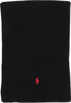 Polo Ralph Lauren Accessoires, Heren, Zwart, ONE Size, Wol, Wollen Sjaal