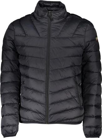 Napapijri Zwarte lange mouw jas - Heren - Winterjassen - Zwart - 2XL - Jassen