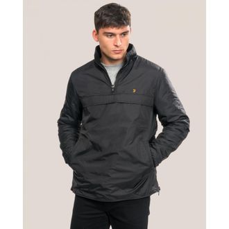Farah Mens Chandler Overhead Jacket in Dark Grey - Size Small