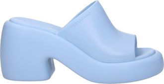 Ferragamo Sandali Deva Donna Gomma Celeste/Cielo