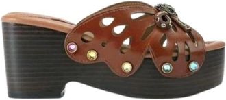 Kurt Geiger Schoenen > Slippers & Muiltjes - Dames - Muiltjes - Bruin - 39 EU - Schoenen