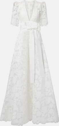 Elie Saab Abito lungo con ricamo