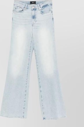 7 For All Mankind denim flared trousers
