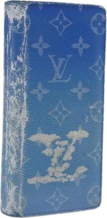 Louis Vuitton Pre-owned Wallets, female, Blue, Size: ONE SIZE Pre-owned Canvas Wallet