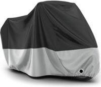 OEM Adecuado Para Coavas - Funda Impermeable Para Motocicleta - Tela Oxford 190t, Resistente A La Intemperie - Dimensiones: 245 X 105 X 125 Cm - Negro Y P
