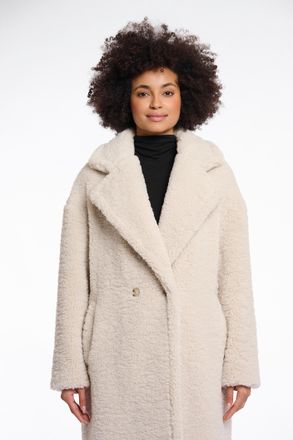 Rino&Pelle Wintermantel RINO & PELLE ELICIA, Damen, Gr. 38, braun (birch), Obermaterial: 100% Polyester. Futter: 100% Polyester, oversize knielang, M&auml;ntel Winter