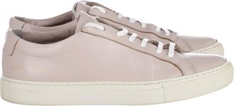 Common Projects Achilles Leren Sneakers in Lichtroze Leer