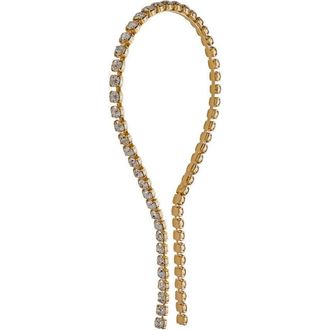 Epona Valley Josephina Magnus Swarovski Drop Chain Headband in Gold at Nordstrom