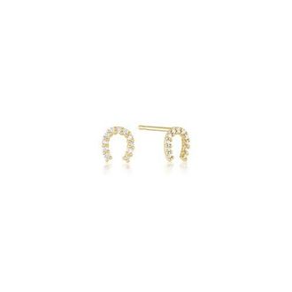 Set & Stones Alpine 14k Gold Diamond Studs in Yellow Gold at Nordstrom