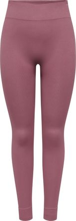 Only Play Trainingstights ONLY PLAY ONPJAIA LIFE HW LOUNGE, Damen, Gr. XS, N-Gr, rose braun, Rippware, Obermaterial: 75% Nylon, 15% Polyamid, 10% Elasthan, unif