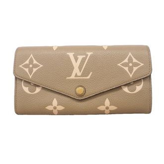 Louis Vuitton Cream Tourterelle Long Wallet (Bi-Fold) (Pre-Owned)